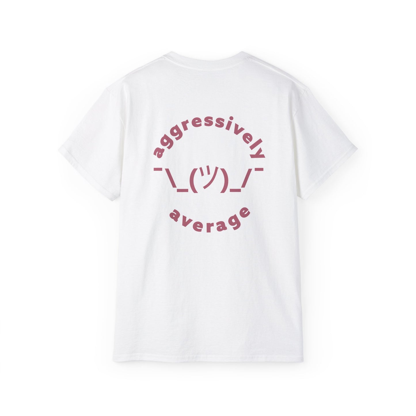 "Shrug It Off" Logo Circle Tee (White)