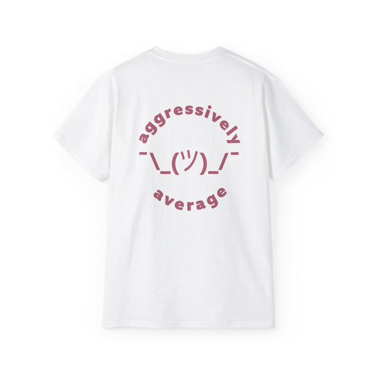 "Shrug It Off" Logo Circle Tee (White)