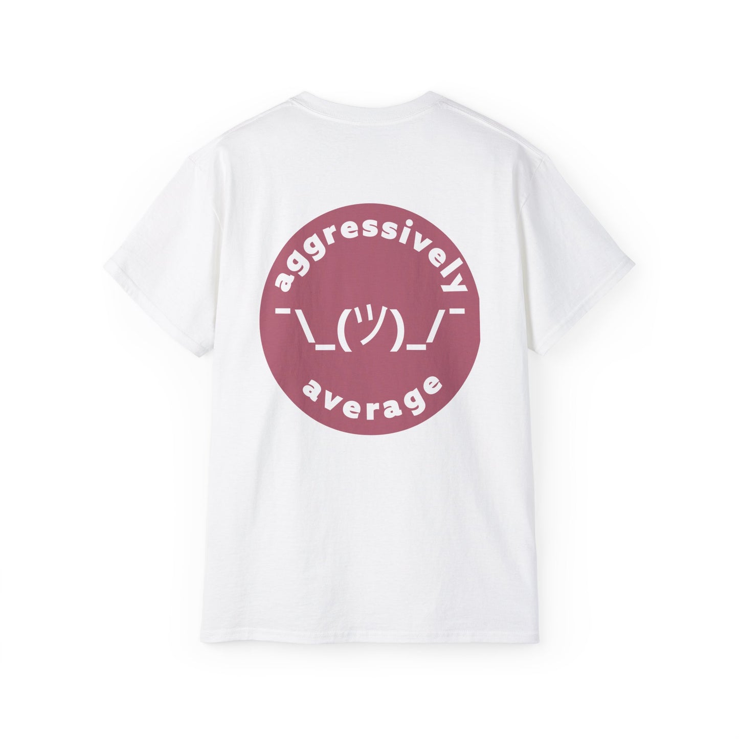 "Shrug it off Tee" Logo Tee Classic (White/Pink)