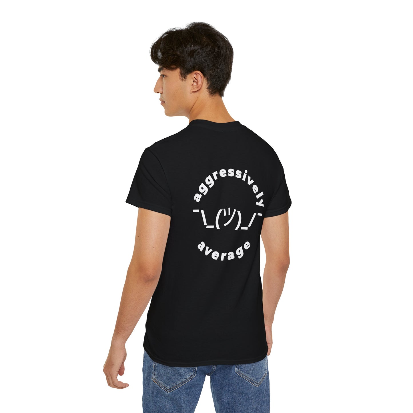 "Shrug It Off" Logo Circle Tee (Black)